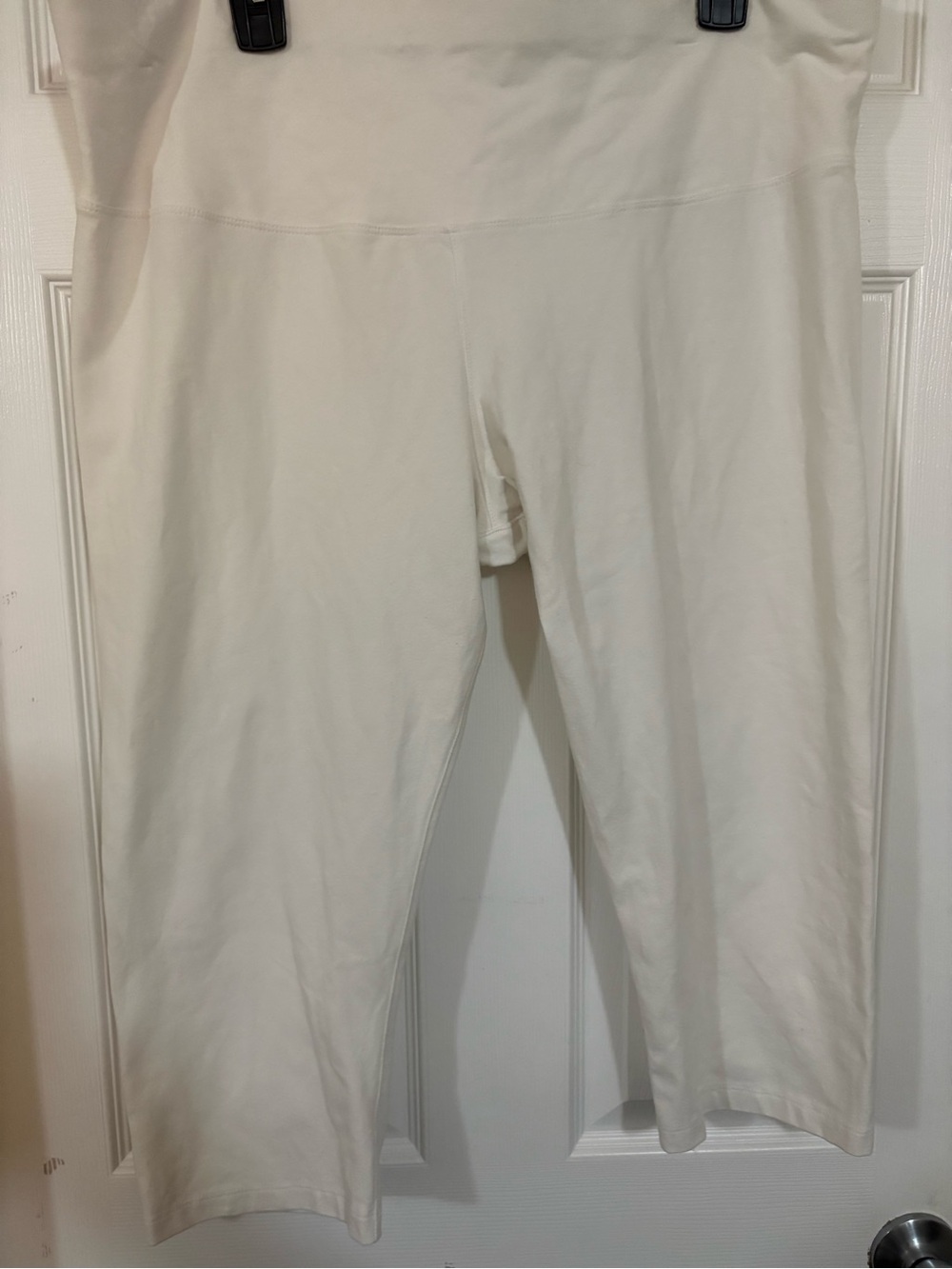 Nearly Nude 2x 20/22 white shape wear or capris thicker material cotton spandex